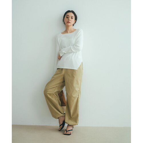 纯棉大码开叉针织衫女春秋