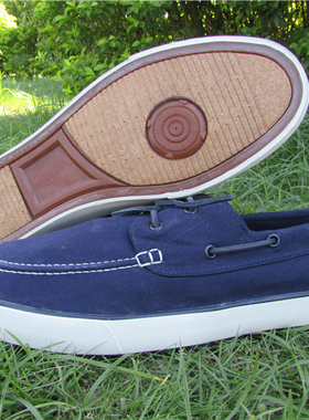 男鞋百搭帆船鞋大码帆布鞋47 48 49 50 51时尚夏季驾车鞋蓝色布鞋