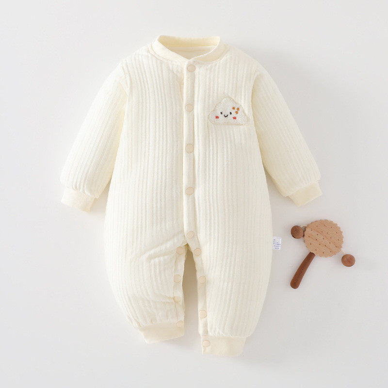 婴儿新生儿秋冬季150g夹棉加厚保暖连体爬服棉服外套,女装/女士精品,棉衣/棉服,淘宝优惠券,粉丝福利购,淘宝优惠卷
