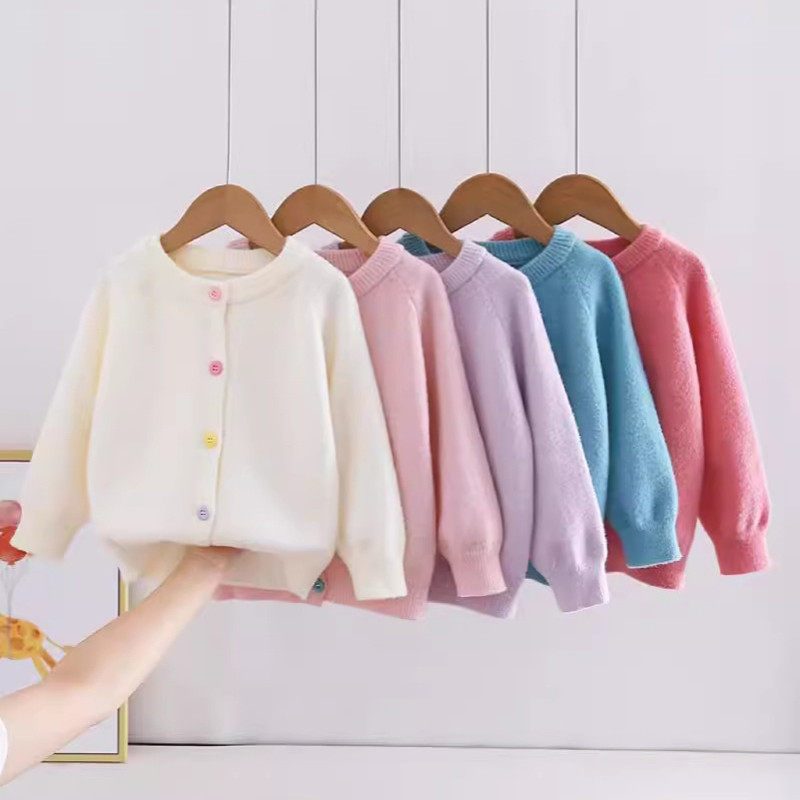 女童中小童秋季新款韩版洋气百搭针织开衫外套绒毛衣潮,童装/婴儿装/亲子装,毛衣/针织衫,淘宝优惠券,粉丝福利购,淘宝优惠卷