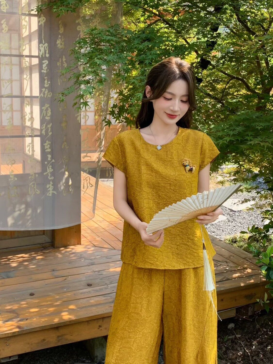 2026款春夏新品时尚潮流女装上衣淑女品质欧韩潮流新款国风套装