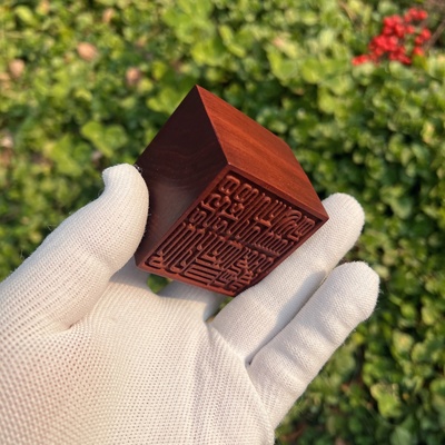 正品雷击枣木老料定制印章雕刻老料木制品雷击木器工艺