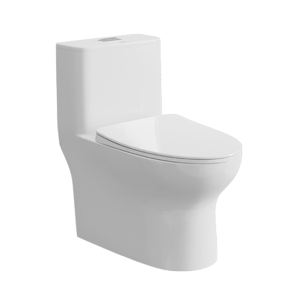 JOMOO九牧连体陶瓷马桶喷射式虹吸小户型坐便