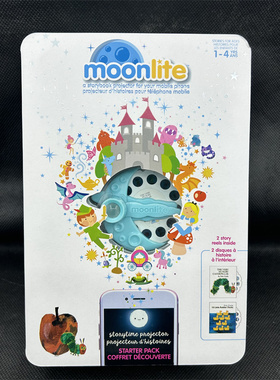 现货正版Moonlite便携手机闪光灯投影灯片讲故事神器儿童益智玩具
