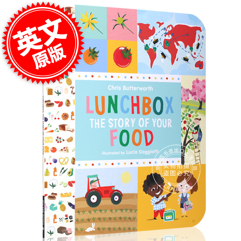 现货 午餐盒:食物的故事 英文原版 Lunchbox:The Story of Your Food 绘本故事 儿童读物