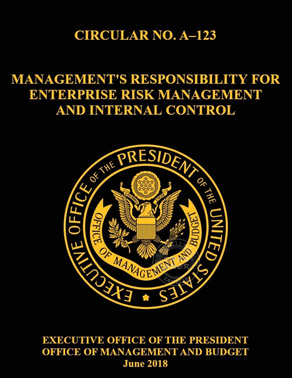 预售按需印刷 OMB CIRCULAR NO. A-123 Management s Responsibility for Enterprise Risk Management and Internal Contr