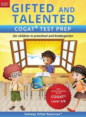 预售 按需印刷 Gifted and Talented COGAT Test Prep