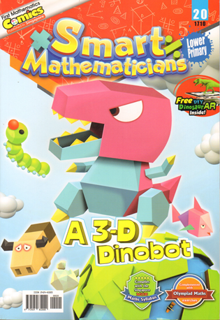 【全年订阅】英文原版 聪明数学家 低阶版 Smart Mathematicians Lower Primary 订全年就送国家地理小小探险家 儿童 新加坡杂志