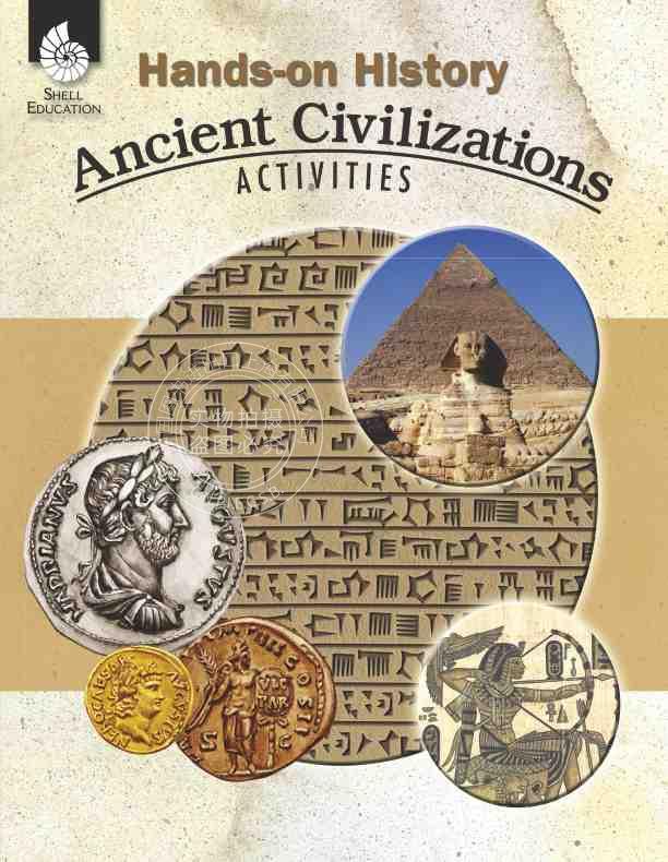 预售 按需印刷 Hands-On History: Ancient Civilizations Activities