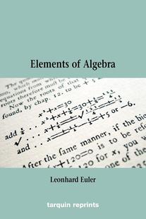 Algebra Euler 英文原版 Leonard 欧拉代数基本原理 Elements 按需印刷 预售