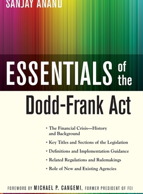 【预售 按需印刷】 Essentials of Dodd-Frank 多德-弗兰克法案要点 Sanjay Anand 英文原版