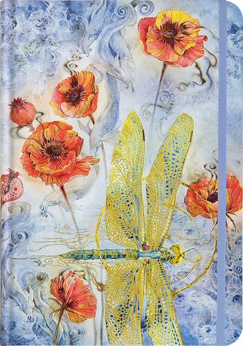 现货 靛蓝蜻蜓 英文原版 Indigo Dragonfly Journal  文创周边 Peter Pauper Press