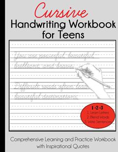 预售 按需印刷 Cursive Handwriting Workbook for Teens