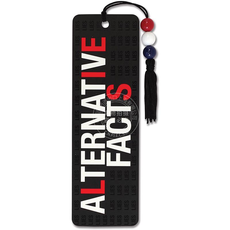 现货 另类事实 书签 文创周边 Peter Pauper Press 英文原版  Alternative Facts Beaded Bookmark