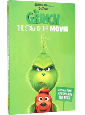 现货 绿毛怪格林奇电影故事书 英文原版 The Grinch:The Story of the Movie 苏斯博士圣诞怪杰 Dr.Suess 6-12岁 鬼精灵 卷福配音