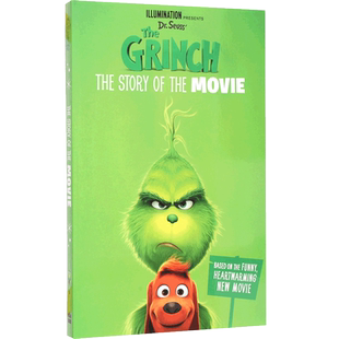 现货 绿毛怪格林奇电影故事书 英文原版 The Grinch:The Story of the Movie 苏斯博士圣诞怪杰 Dr.Suess 6-12岁 鬼精灵 卷福配音