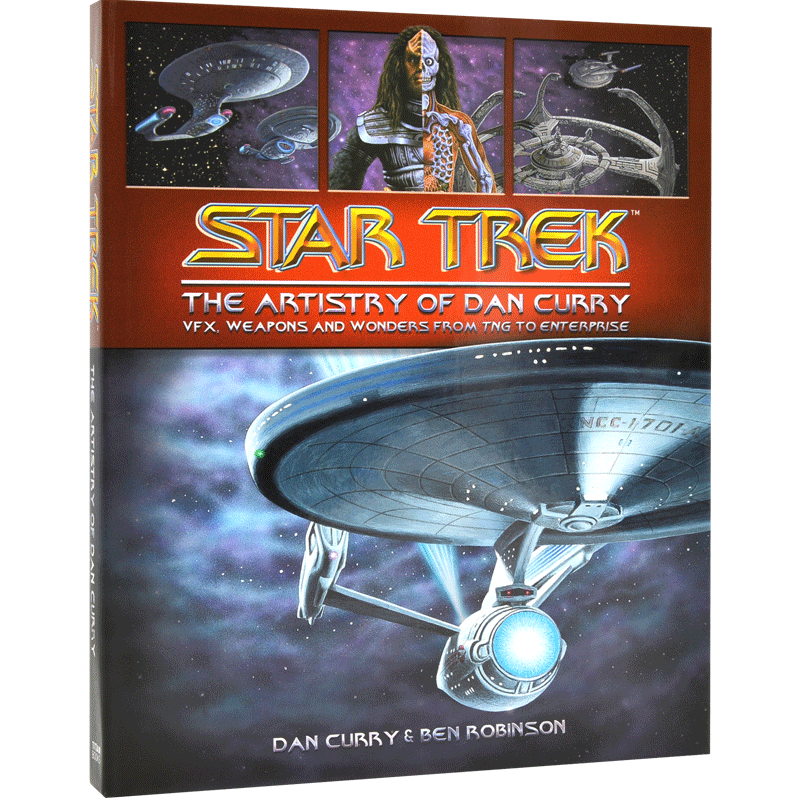 现货 星际迷航 丹·库里的视觉艺术设计集 英文原版 Star Trek: The Artistry of Dan Curry 经典科幻电影 精装艺术画册