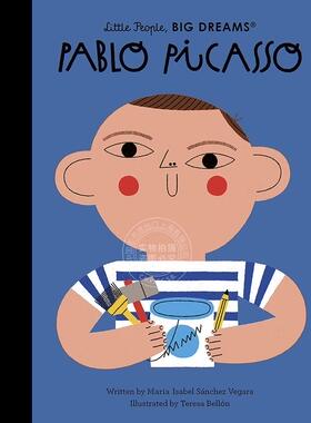 现货 小人物，大梦想 毕加索 进口儿童绘本艺术家传记   英文原版 Pablo Picasso