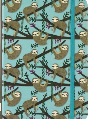 现货 树懒 英文原版 Sloths Journal 文创周边 Peter Pauper Press