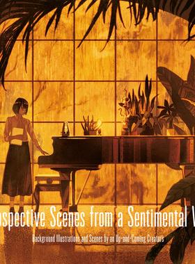 现货 日系插画画册 来自情感世界的怀旧场景 进口原版 Retrospective scenes from a sentimental world 难忘瞬间回忆系列画集