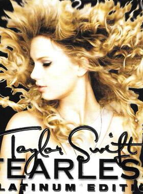 泰勒斯威夫特 Taylor Swift 影音白金盘 无惧的爱  1CD+1DVD