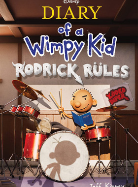 小屁孩日记2 迪士尼电影封面特别版 英文原版 Diary of a Wimpy Kid: Rodrick Rules 儿童读物小说图像书Jeff Kinney