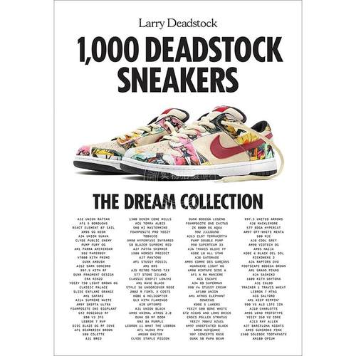 现货 1000 Deadstock运动鞋:梦想系列 艺术画集 英文原版 1,000 Deadstock Sneakers: The Dream Collection