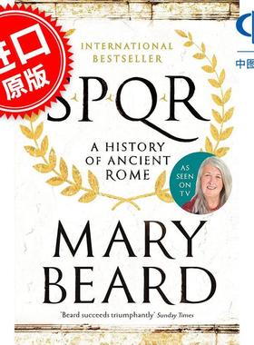 预售 罗马元老院与人民 一部古罗马史 社科历史 和玛丽比尔德一起寻访古罗马 英文原版 SPQR: A History of Ancient Rome