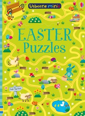 现货 Mini Books Easter Puzzles 英语原版 Usborne出版 儿童益智书