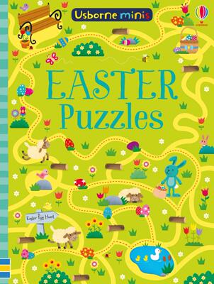 现货 Mini Books Easter Puzzles 英语原版 Usborne出版 儿童益智书