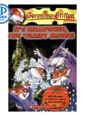 现货 老鼠记者 儿童绘本 7-12岁 It\'s Halloween, You \'Fraidy Mouse!