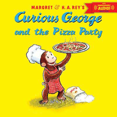 现货 Curious George and the Pizza Party 英文原版 好奇的乔治猴与披萨派对 进口儿童故事书