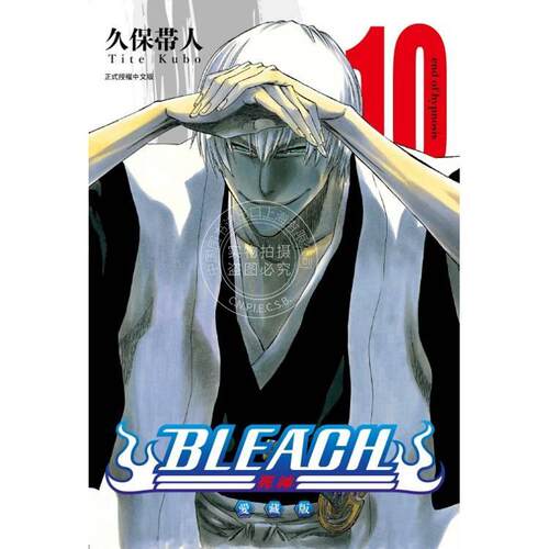 台版漫画 BLEACH境界 爱藏版 10 久保帯人 死神 漫画书 东立