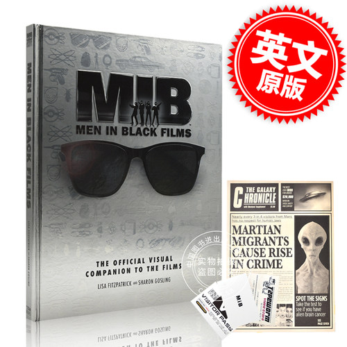 现货 黑衣人官方系列电影画册 黑衣人外传 英文原版 Men in Black Films 黑超特警组 雷神 克里斯·海姆斯沃斯主演 MIB星际战警