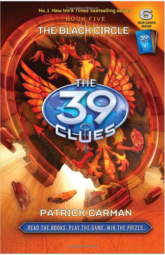 现货 英文 39 Clues 5 The Black Circle With 6 Game Cards 儿童推理