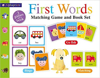 现货 'Alphaprints First Words Matching Set