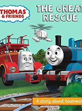 现货 Thomas & Friends: The Great Rescue: A Story About Teamwork 英文原版 托马斯和他的伙伴们 进口儿童故事书