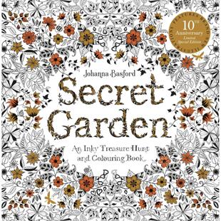 秘密花园：寻宝与涂色书 10周年特别版 Johanna Basford 英文原版 Secret Garden An Inky Treasure Hunt and Colouring Book