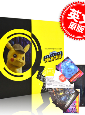 现货 大侦探皮卡丘电影艺术画册设定集 英文原版 The Art and Making of Pokémon Detective Pikachu 神奇宝贝宠物小精灵 精装