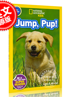 现货 国家地理分级阅读英文原版 National Geographic Readers Pre-Reader: Jump Pup! 少儿科普百科3-6岁
