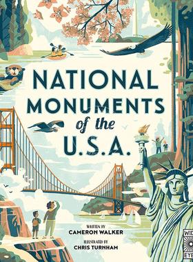 现货 美国国家纪念碑 儿童绘本故事书 英文原版 National Monuments of the USA