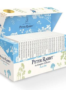 现货 英文原版 The World of Peter Rabbit 23 Vol Box Set White Jacket 彼得兔1-23本 精装盒装 小开本 英文版 进口英语原版