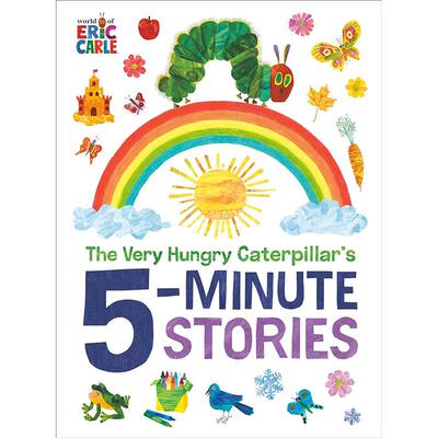 预售 好饿的毛毛虫 5分钟故事集 儿童绘本故事 英文原版 The Very Hungry Caterpillar's 5-Minute Stories 2-5岁