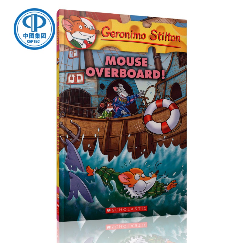 现货 英文原版 老鼠记者62：坠海的老鼠Geronimo Stilton #62: Mouse Overboard!老鼠记者系列读物