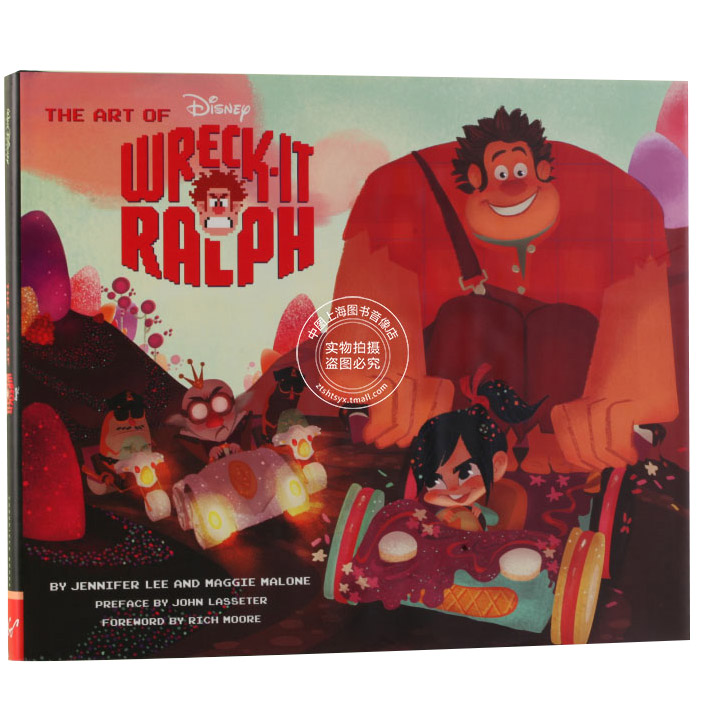 现货 无敌破坏王 电影艺术画册设定集 英文原版 The Art of Wreck-It Ralph 精装 迪士尼出品 Disney 拉尔夫