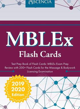 预售 按需印刷 MBLEx Test Prep Book of Flash Cards