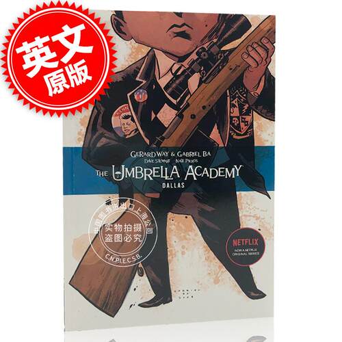现货 伞学院 卷2 青少年漫画小说艾斯纳奖获奖作品 英文原版 The Umbrella Academy1 网飞Netflix同名美剧 黑马漫画 Gerard Way