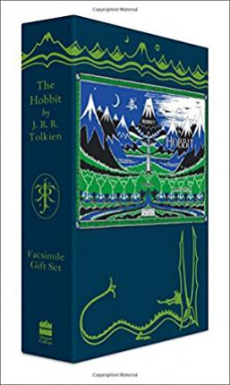 现货 霍比特人 复刻礼盒版 英文原版 The Hobbit Facsimile Gift Edition 魔戒 托尔金作品 中土世界 特殊封面精装