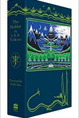 现货 霍比特人 复刻礼盒版 英文原版 The Hobbit Facsimile Gift Edition 魔戒 托尔金作品 中土世界 特殊封面精装