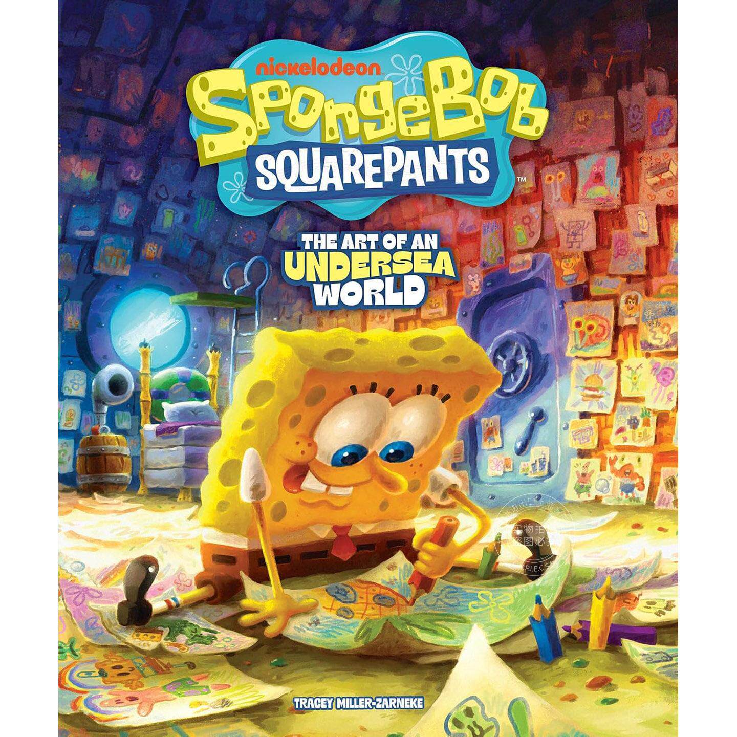 现货 海绵宝宝 25周年艺术设定集 原画动画派大星章鱼哥 英文原版 SpongeBob SquarePants: The Art of an Undersea World
